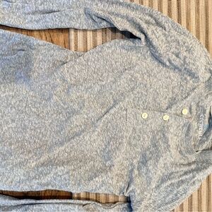 Crew Cuts Boys Gray Long Sleeve Henley Shirt size small